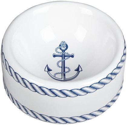 Nautical Net Ceramic Pet Canisters & Bowls - Nautical Luxuries